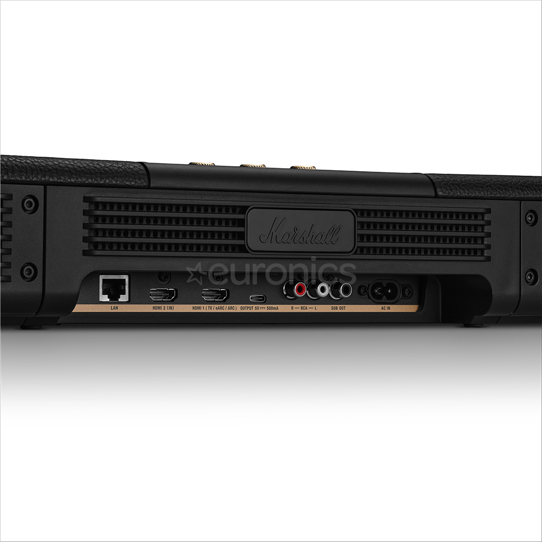 Marshall Heston 120, melna - Soundbar mājas kinozāle