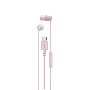 Sony IER-EX15C, USB-C, розовый - Наушники IEREX15CP.CE7