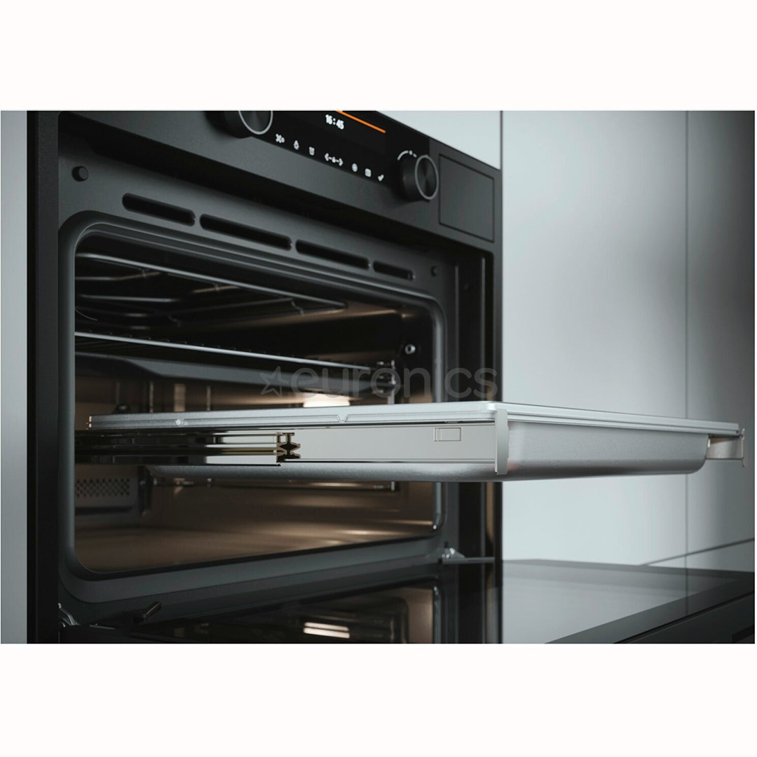 Asko, 73 л, черный - Интегрируемый паровой духовой шкаф