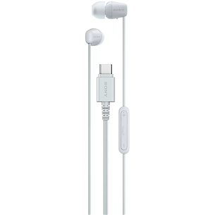 Sony IER-EX15C, USB-C, white - In-ear Headphones