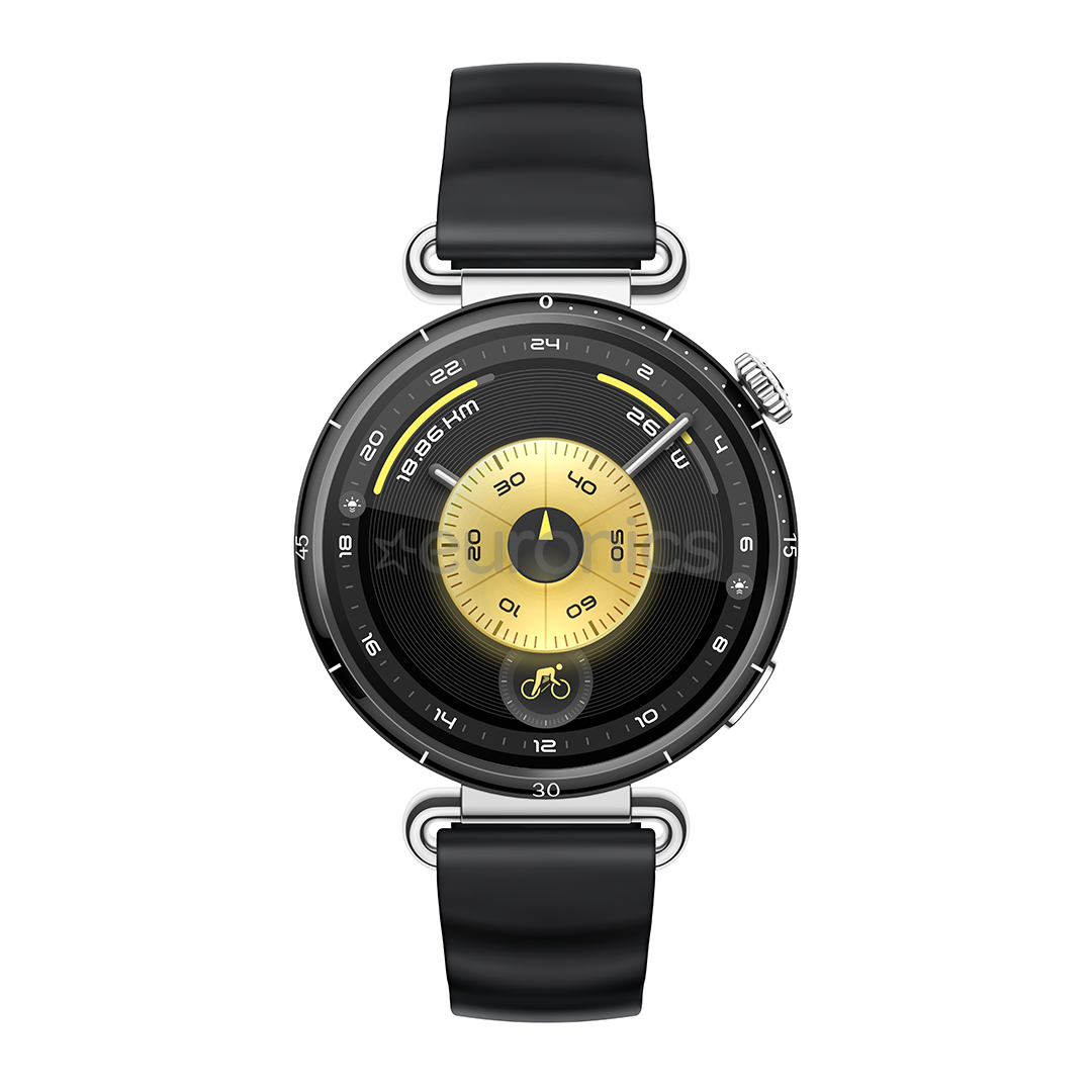 Huawei Watch GT6, 41 mm, melna / melna - Viedpulkstenis