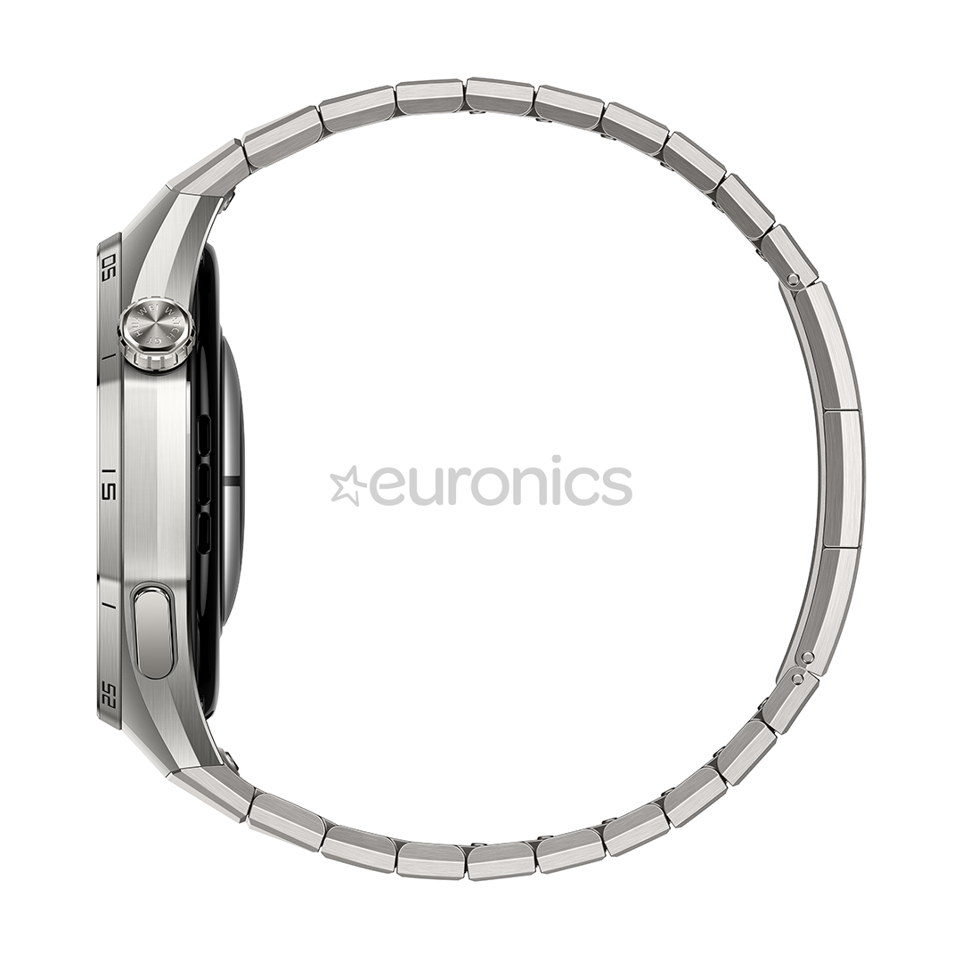 Huawei Watch GT6 Pro, 46 mm, titāna, titāna siksniņa, tērauda - Viedpulkstenis