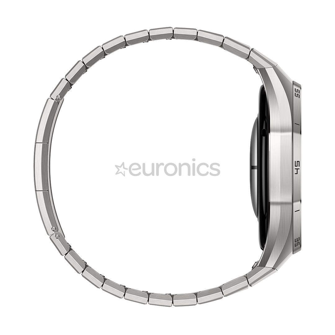 Huawei Watch GT6 Pro, 46 mm, titāna, titāna siksniņa, tērauda - Viedpulkstenis