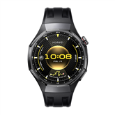 Huawei Watch GT6 Pro, 46 mm, titāna, melna / melna - Viedpulkstenis
