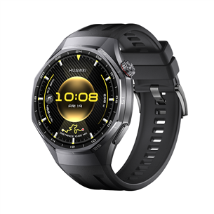 Huawei Watch GT6 Pro, 46 mm, titāna, melna / melna - Viedpulkstenis