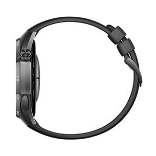 Huawei Watch GT6 Pro, 46 mm, titāna, melna / melna - Viedpulkstenis