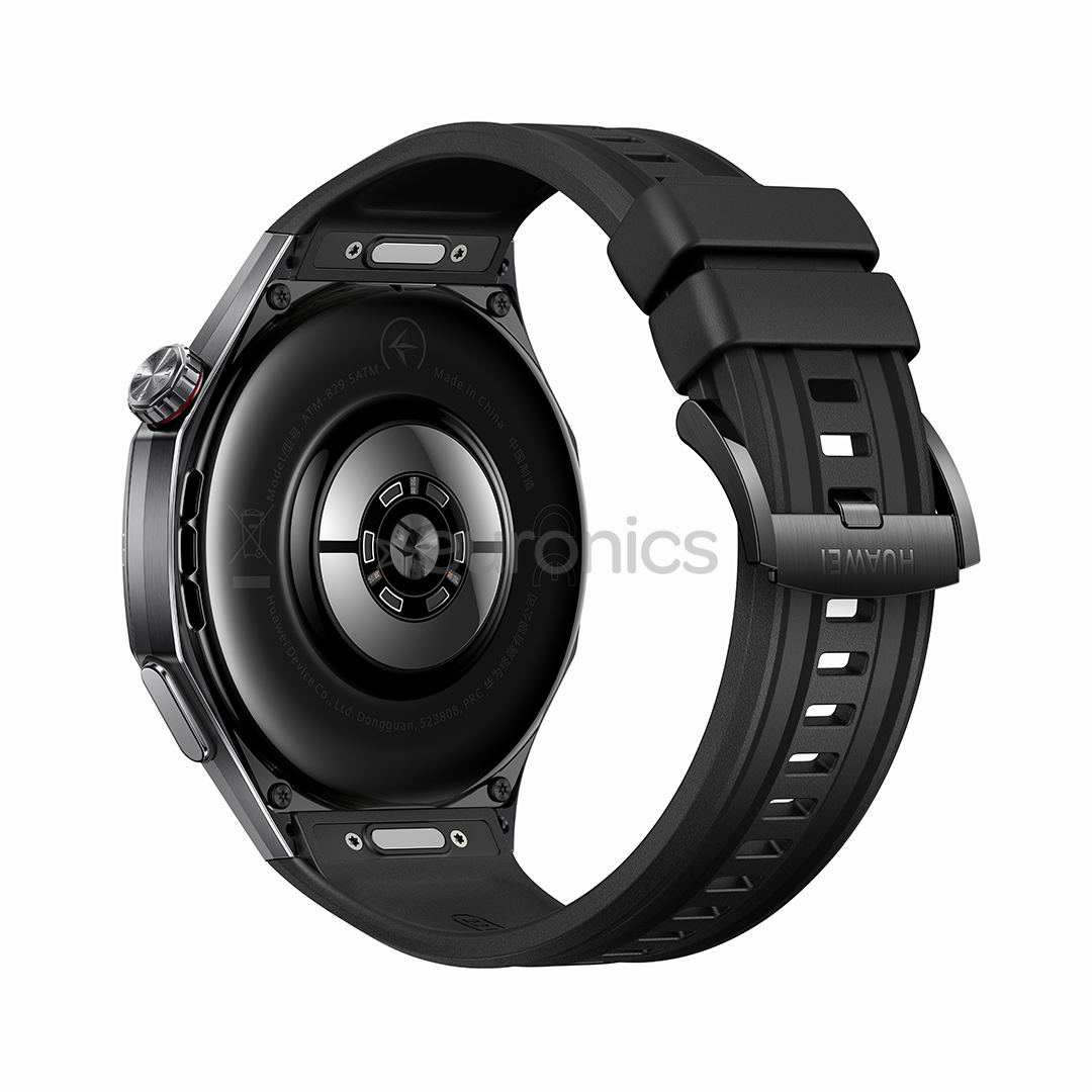 Huawei Watch GT6 Pro, 46 mm, titāna, melna / melna - Viedpulkstenis
