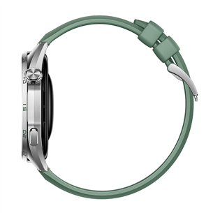 Huawei Watch GT6, 46 mm, pīta siksniņa, tērauda / zaļa - Viedpulkstenis