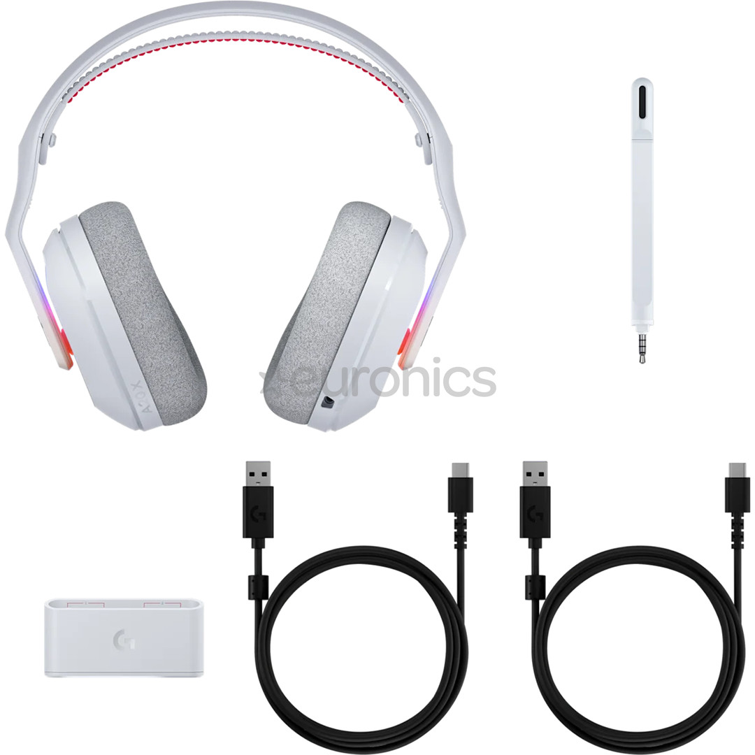 Logitech Astro A20 X, balta- Bezvadu austiņas