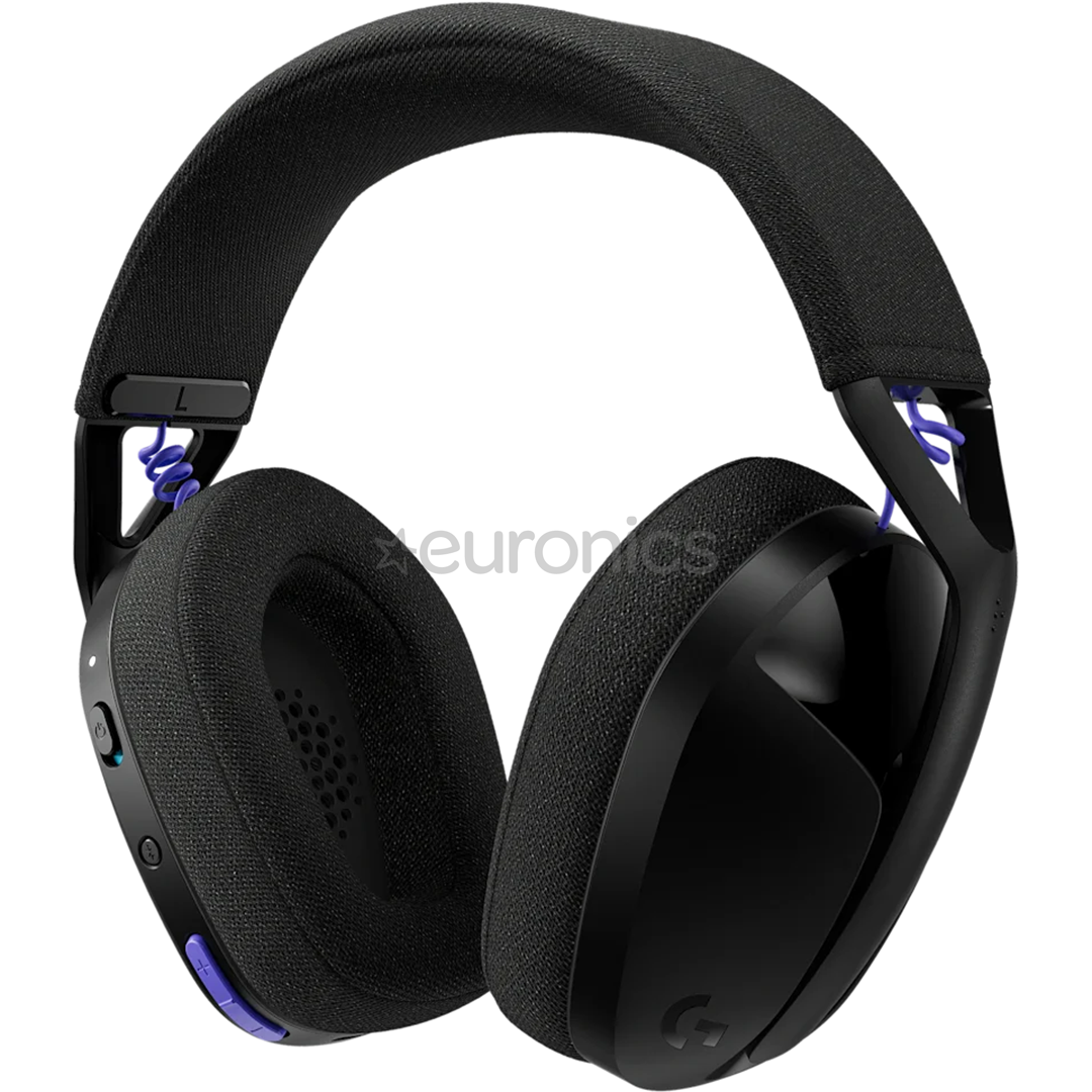 Logitech G321 LIGHTSPEED Wireless Gaming Headset, melna - Bezvadu austiņas ar mikrofonu