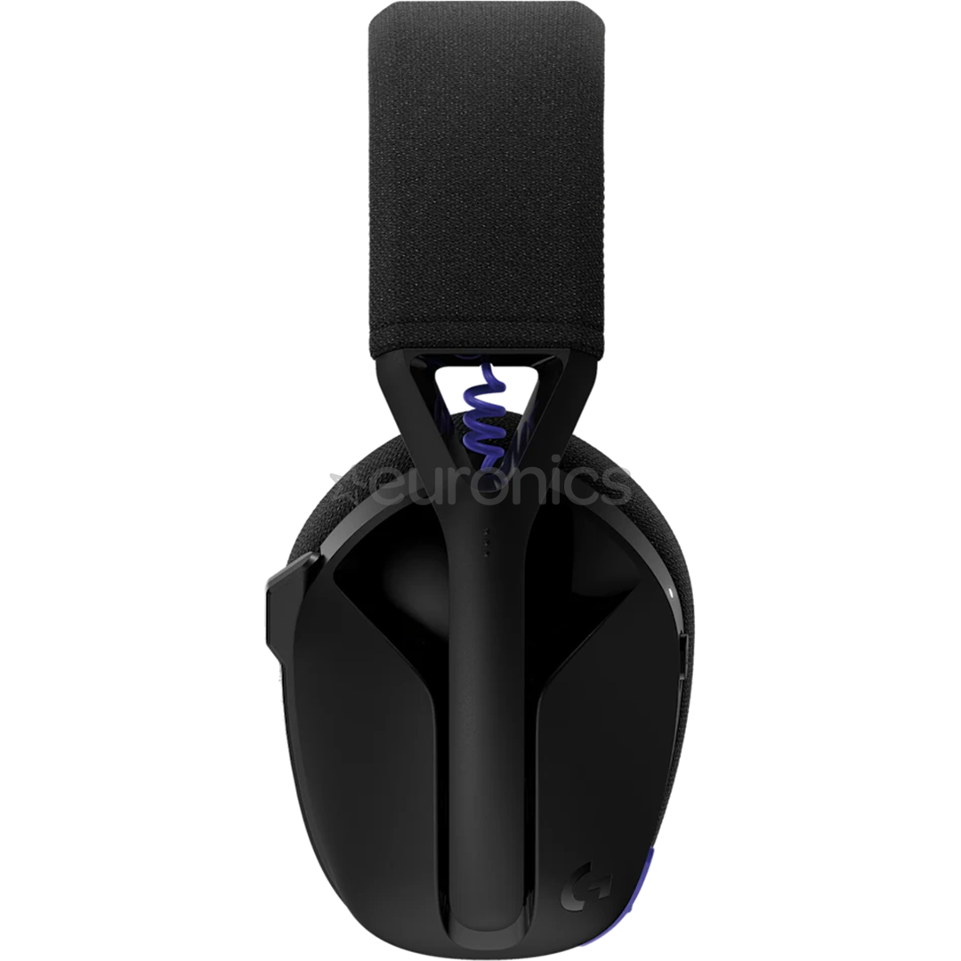Logitech G321 LIGHTSPEED Wireless Gaming Headset, melna - Bezvadu austiņas ar mikrofonu