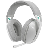 Logitech G321 LIGHTSPEED Wireless Gaming Headset, balta - Bezvadu austiņas ar mikrofonu