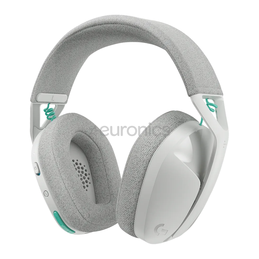 Logitech G321 LIGHTSPEED Wireless Gaming Headset, balta - Bezvadu austiņas ar mikrofonu