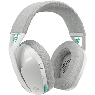 Logitech G321 LIGHTSPEED Wireless Gaming Headset, balta - Bezvadu austiņas ar mikrofonu