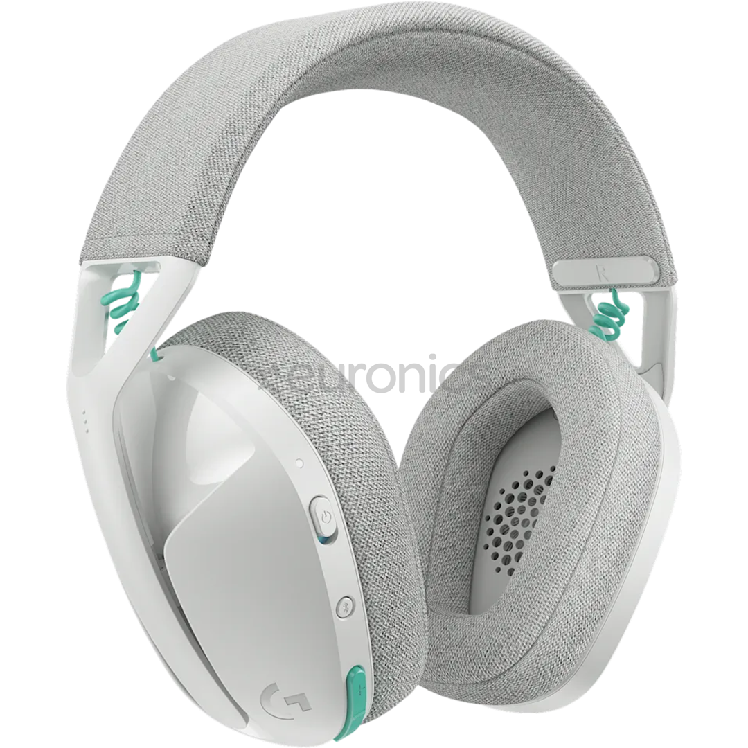 Logitech G321 LIGHTSPEED Wireless Gaming Headset, balta - Bezvadu austiņas ar mikrofonu