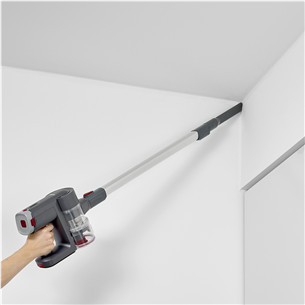 Severin, 2-in-1, pelēka/sarkana - Bezvadu putekļu sūcējs