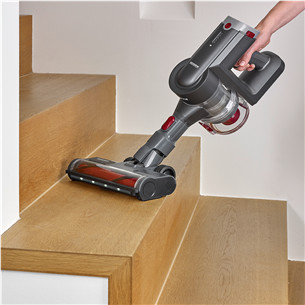 Severin, 2-in-1, pelēka/sarkana - Bezvadu putekļu sūcējs