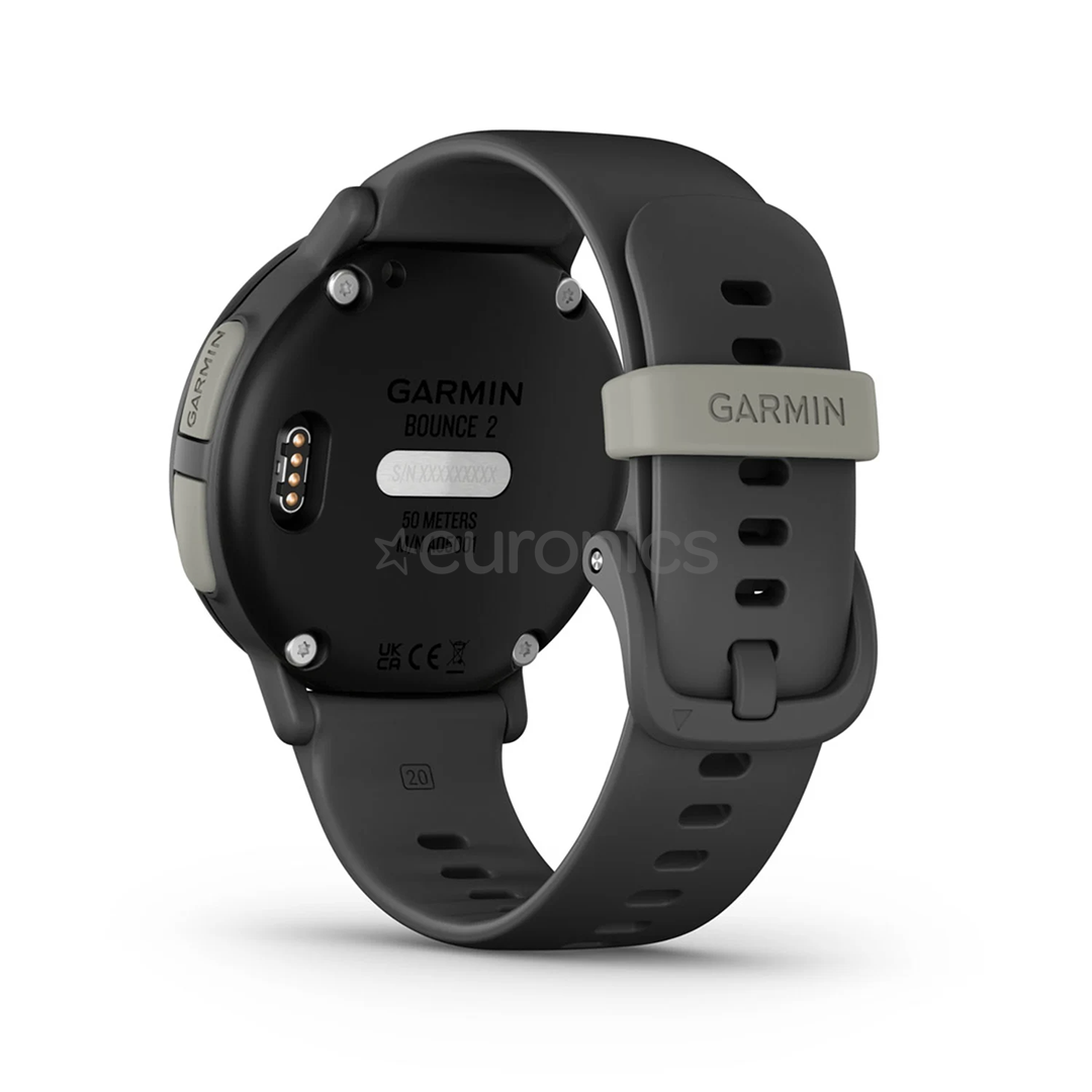 Garmin Bounce 2, melna - Viedpulkstenis bērniem