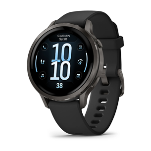 Garmin Venu 4, 41 mm, melna / melna - Viedpulkstenis 010-03013-02