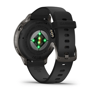 Garmin Venu 4, 41 mm, melna / melna - Viedpulkstenis