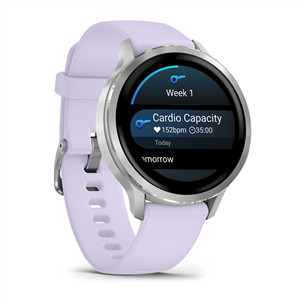 Garmin Venu 4, 41 mm, silver / periwinkle - Sports watch