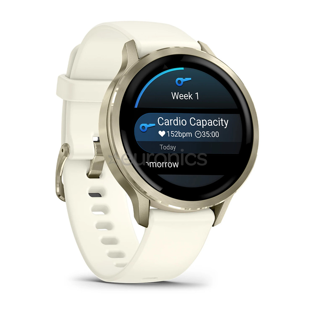 Garmin Venu 4, 41 mm, lunar gold / bone - Sports watch