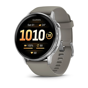 Garmin Venu 4, 45 mm, sudraba / pelēka - Viedpulkstenis 010-03014-01