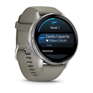 Garmin Venu 4, 45 mm, silver / grey - Sports watch