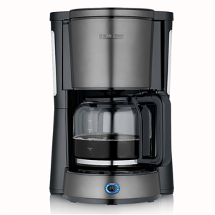 Severin, 1000 W, 1.25 L, tumši pelēka - Kafijas automāts ar filtru KA9340