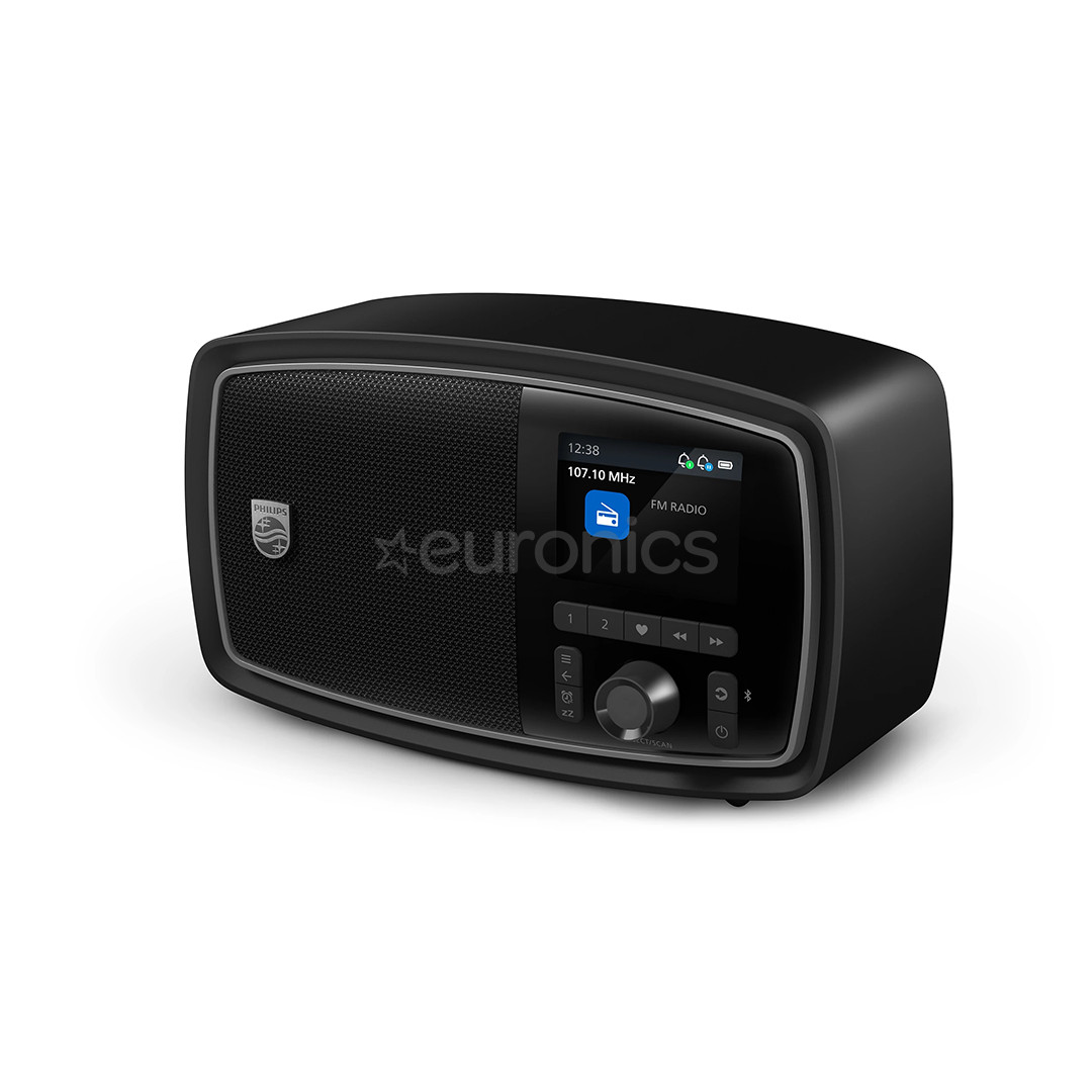 Philips Century, melna - Portatīvais radio