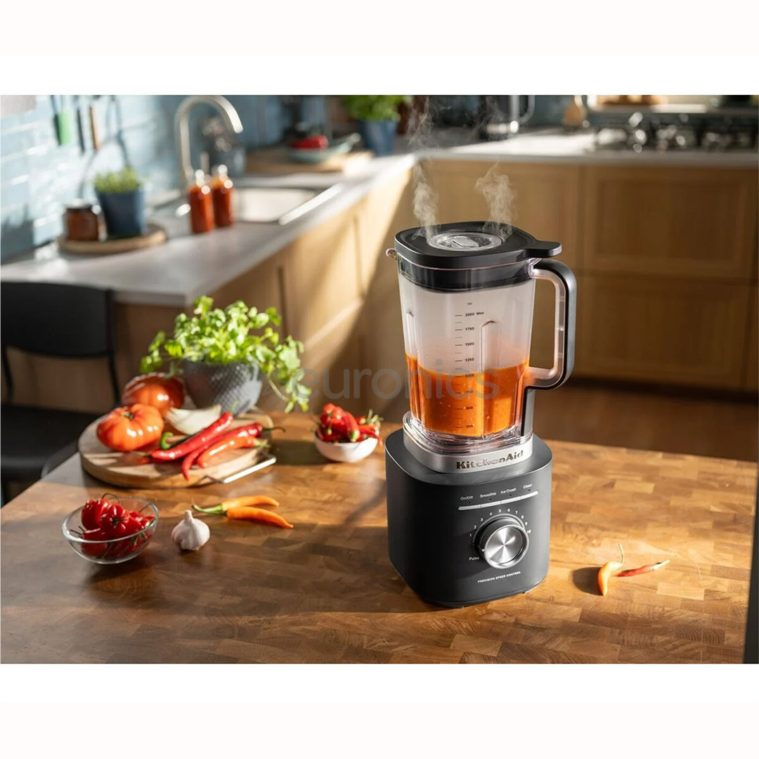 KitchenAid PurePower, 1700 W, matēta melna - Blenderis