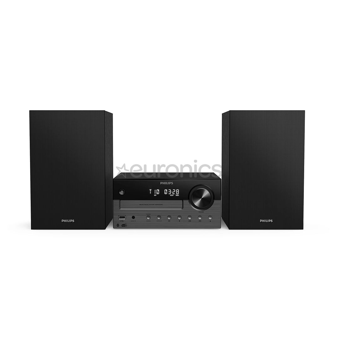 Philips TAM4505M2 Micro Music System, 2.0, melna - Mūzikas sistēma