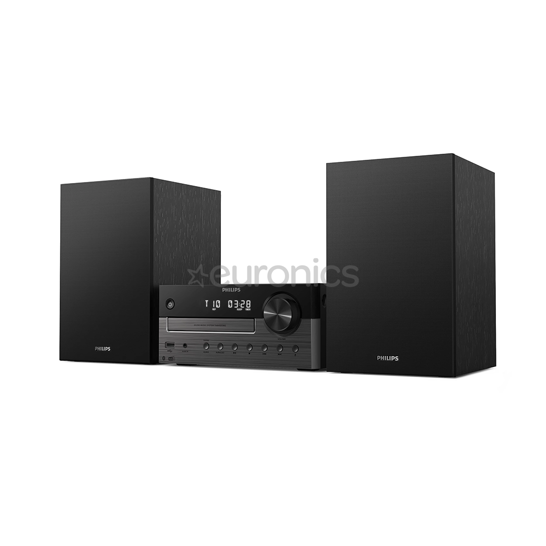 Philips TAM4505M2 Micro Music System, 2.0, melna - Mūzikas sistēma