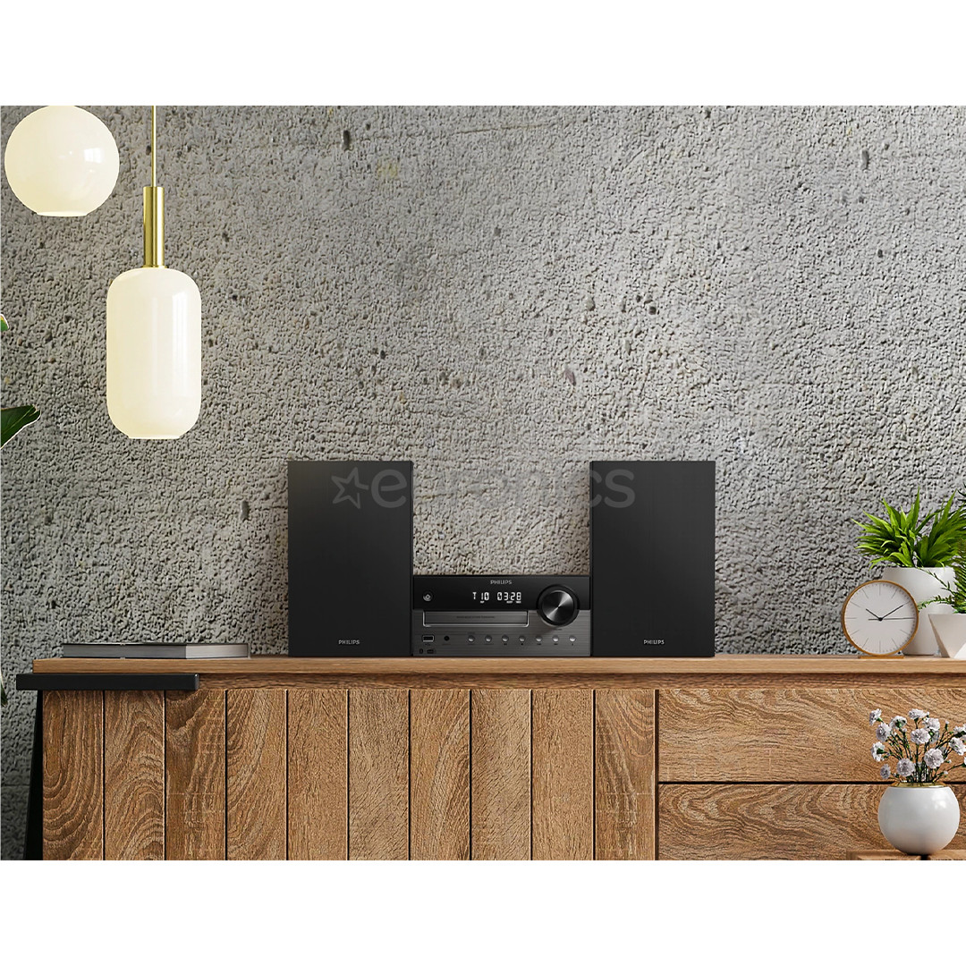 Philips TAM4505M2 Micro Music System, 2.0, black - Music system