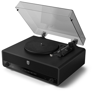 Philips Century The Stevie, черный - Виниловый проигрыватель