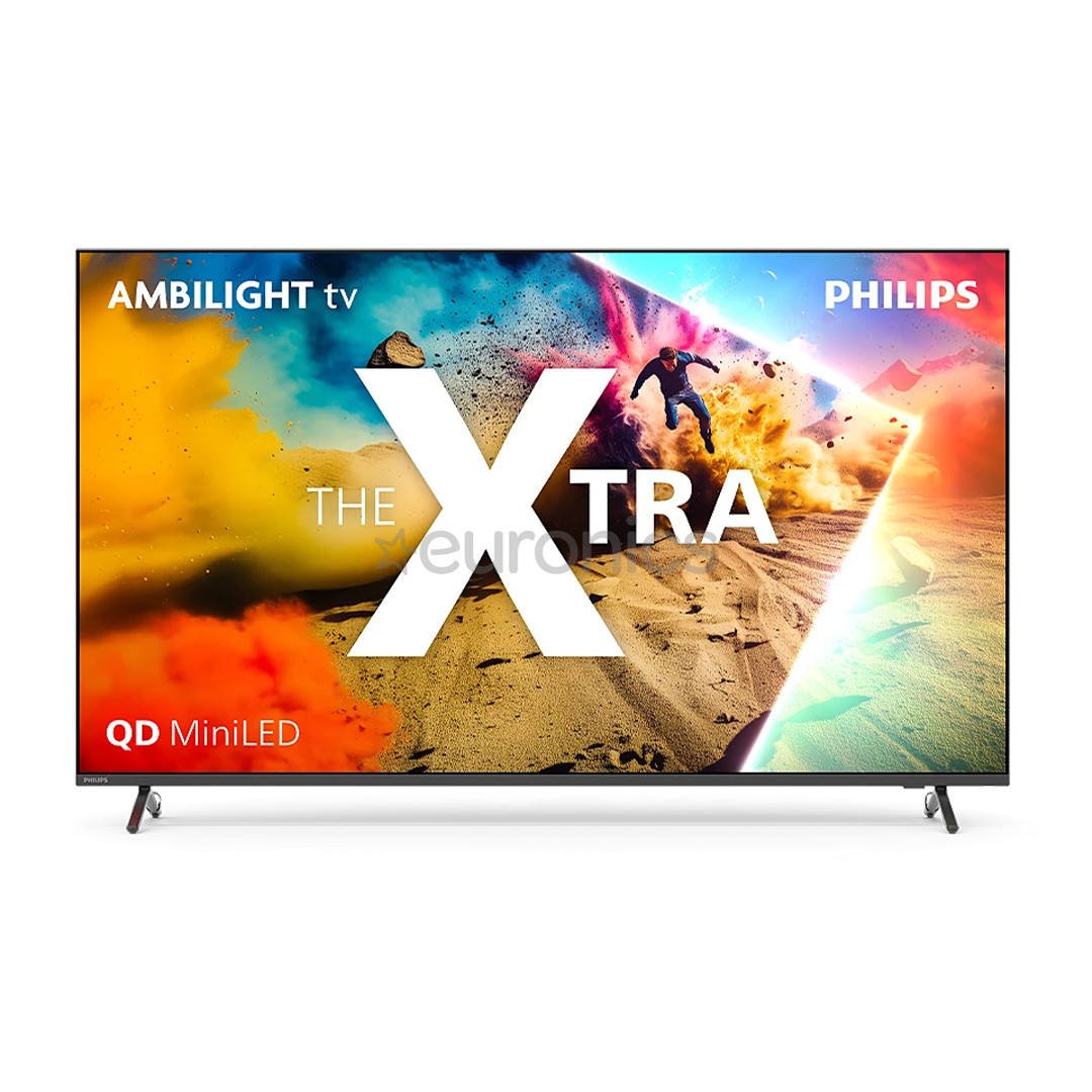 Philips MLED950 The Xtra, 75'', 4K UHD, QD Mini LED, черный - Телевизор