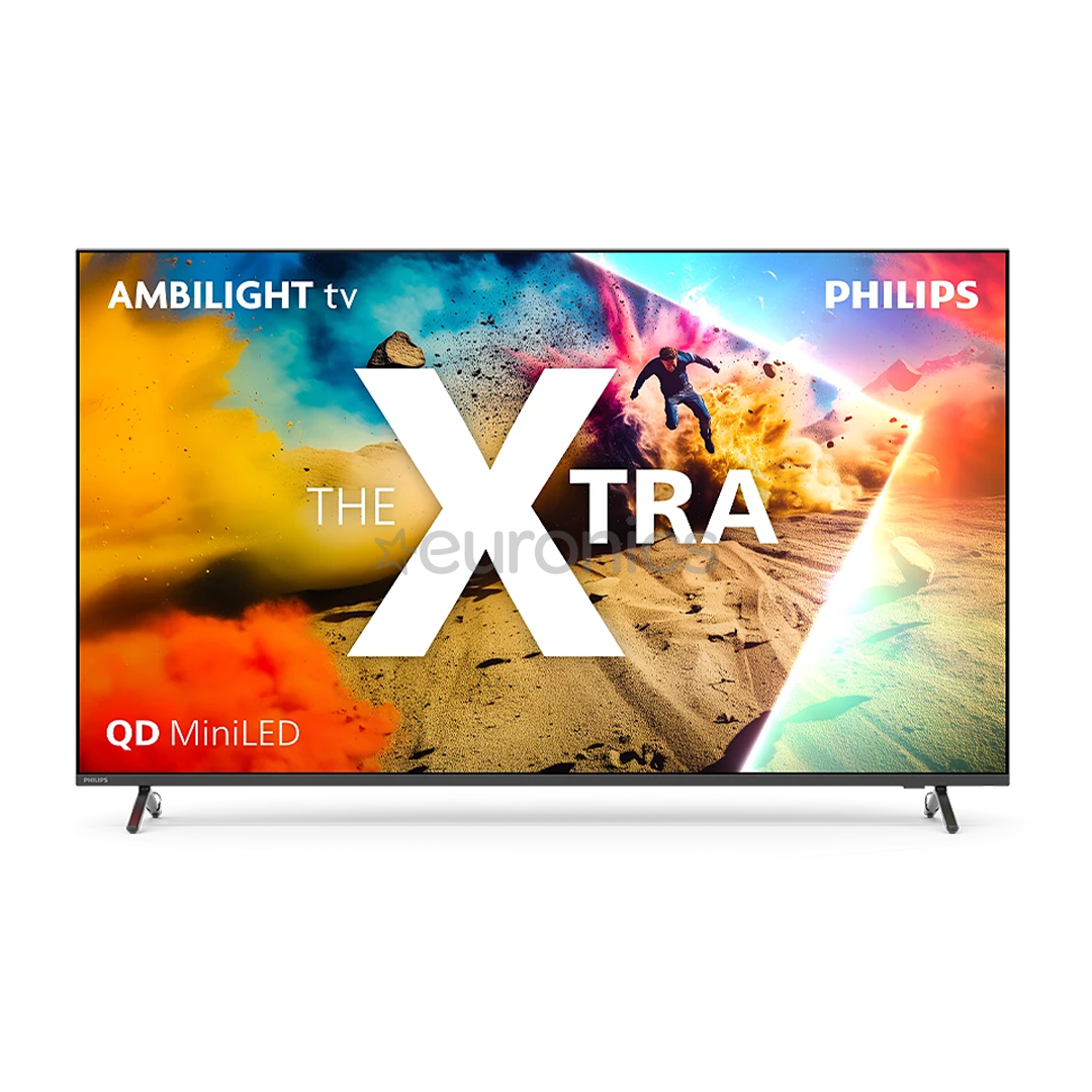 Philips MLED950 The Xtra, 77'', 4K UHD, QD Mini LED, melna - Televizors
