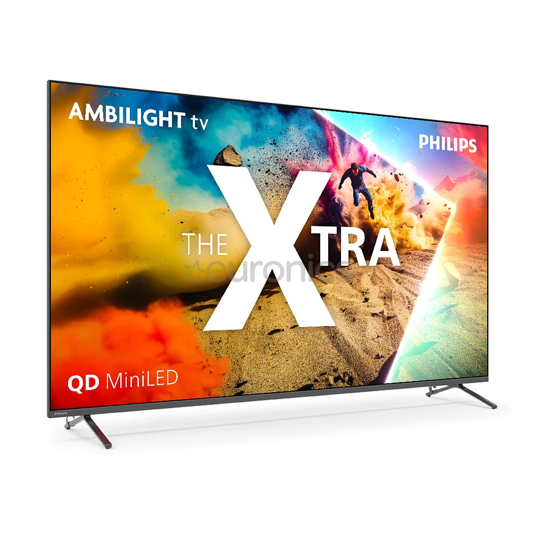 Philips MLED950 The Xtra, 77'', 4K UHD, QD Mini LED, melna - Televizors