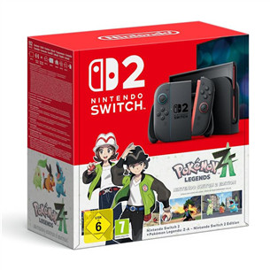 Nintendo Switch 2 Pokemon Legends: Z-A Bundle, black - Console bundle 045496337254