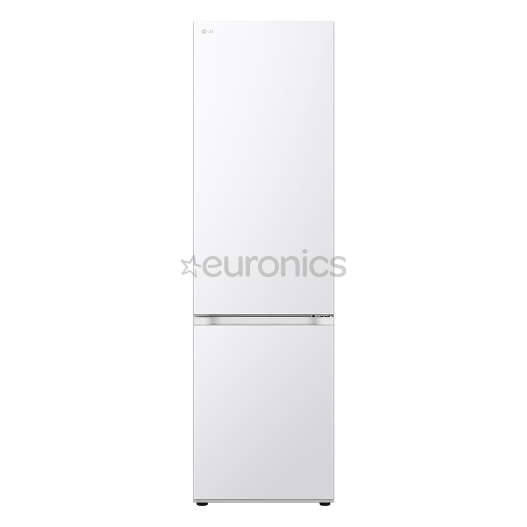 LG, NoFrost, 387 L, augstums 203 cm, balta - Ledusskapis GBV3200DSW.ASWQEUZ
