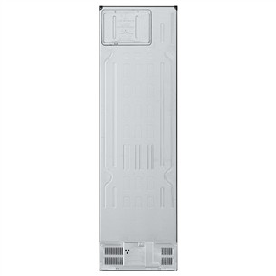 LG, NoFrost, 387 L, height 203 cm, black - Refrigerator