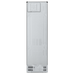 LG, NoFrost, 387 L, height 203 cm, black - Refrigerator