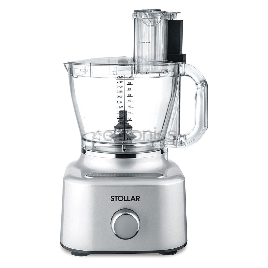 Stollar the Multi Food Processor, 1300 W, sudraba - Virtuves kombains