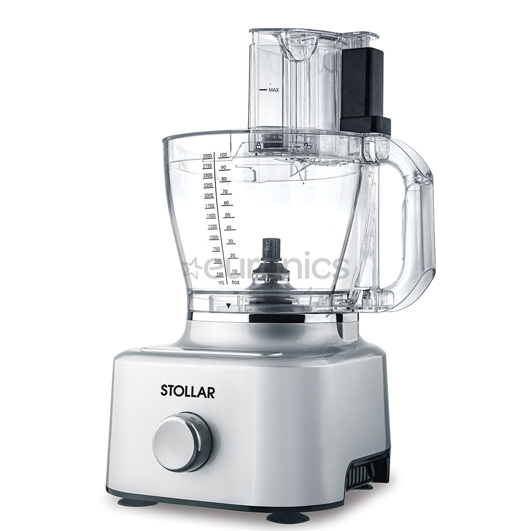 Stollar the Multi Food Processor, 1300 W, sudraba - Virtuves kombains