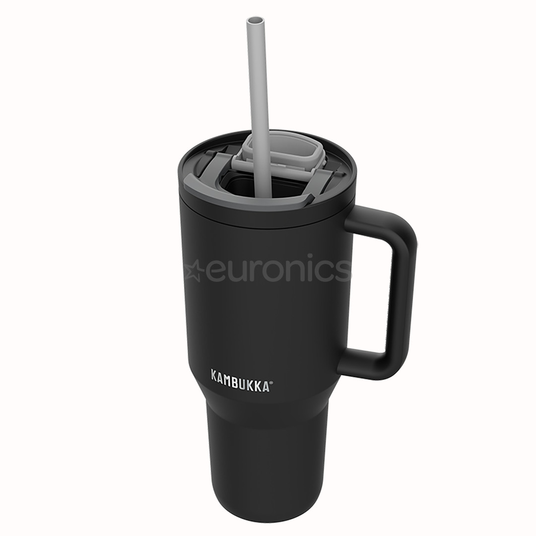 Kambukka Rio Tumbler, 950 ml, Night Rider, melna - Termokrūze