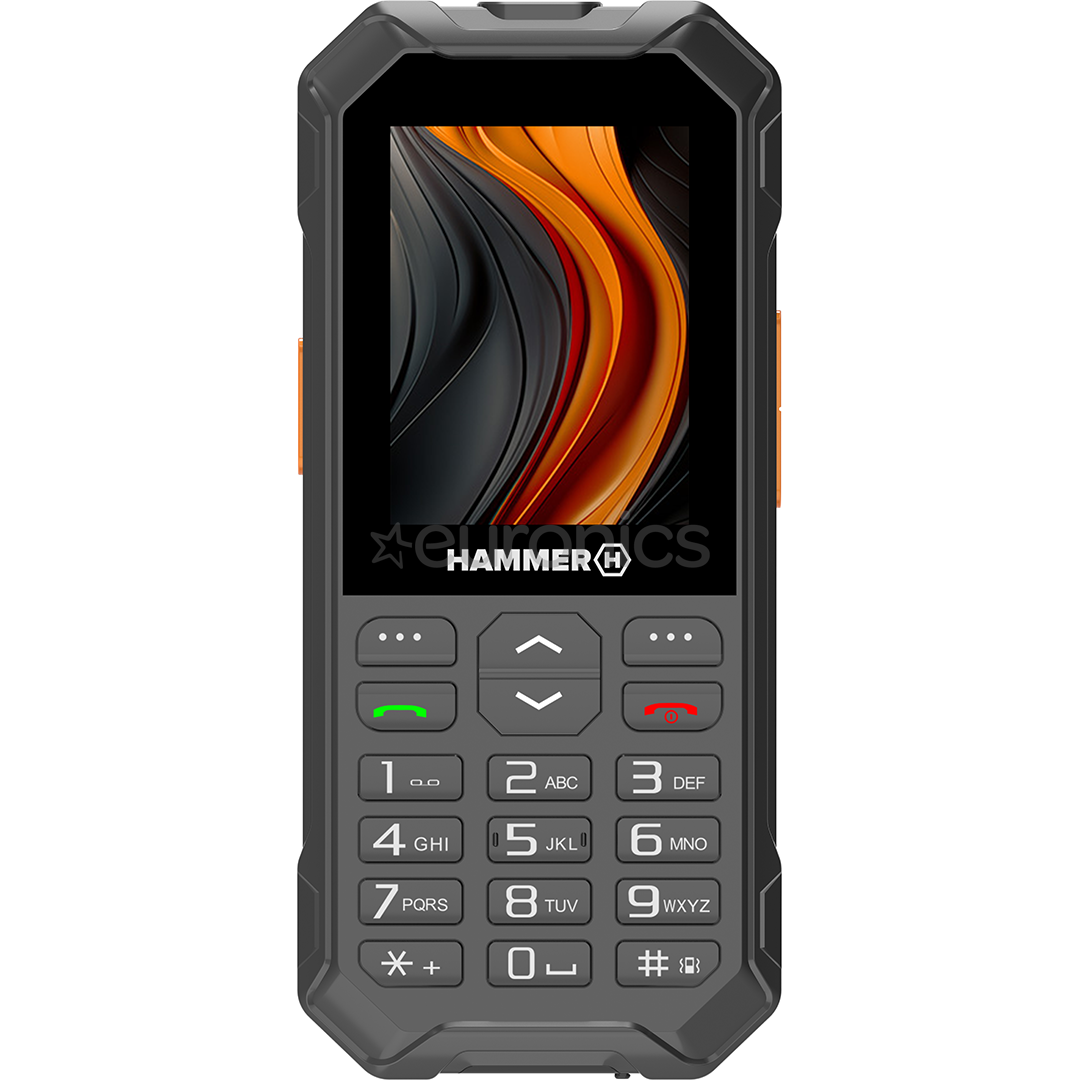 HAMMER 6 LTE, melna - Mobilais telefons