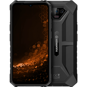 HAMMER Iron V, 6GB, 64GB, melna - Viedtālrunis TEL000912