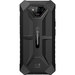 HAMMER Iron V, 6GB, 64GB, melna - Viedtālrunis