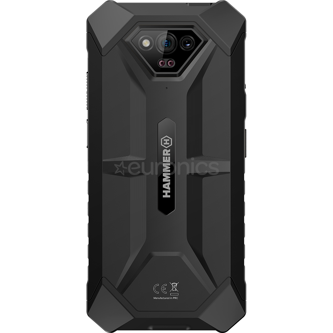 HAMMER Iron V, 6GB, 64GB, melna - Viedtālrunis