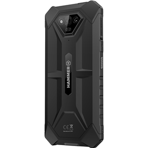 HAMMER Iron V, 6GB, 64GB, melna - Viedtālrunis